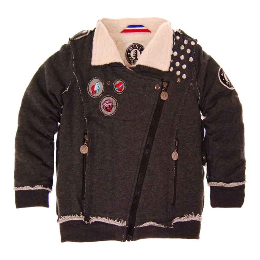 Girls Biker Jacket size 2T by Mini Shatsu